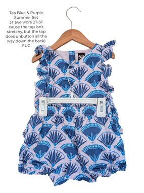 Tea Blue & Purple Summer Set 2T 3T Small Shop